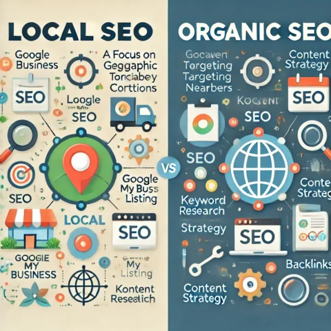 ローカルSEOとオーガニックSEOの違いは何ですか