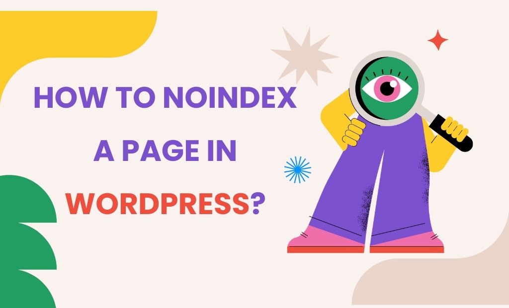 How to noindex a page in wordpress
